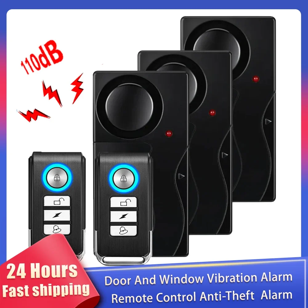 Home Security Yard Sign - New 110dB Door And Window Vibration