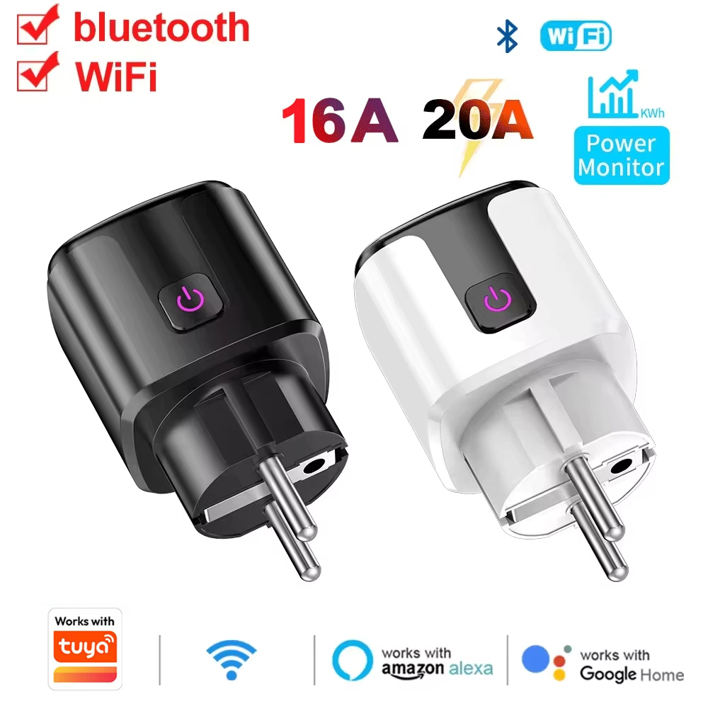 Home Security Alexa - WiFi EU Smart Socket Plug Work