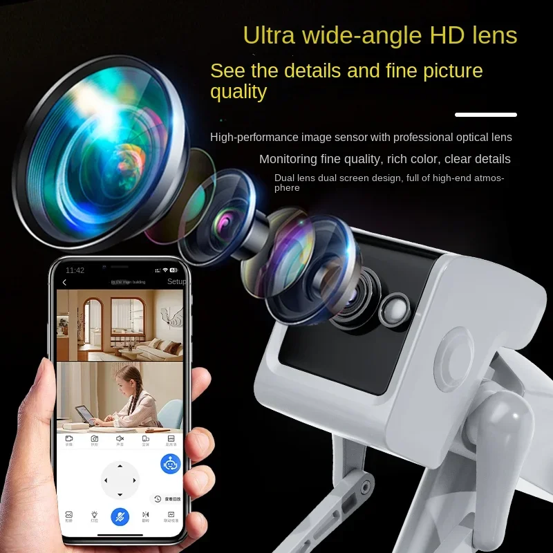 Home Security Robot - 2MP Camera IP Camera Wireless Home
