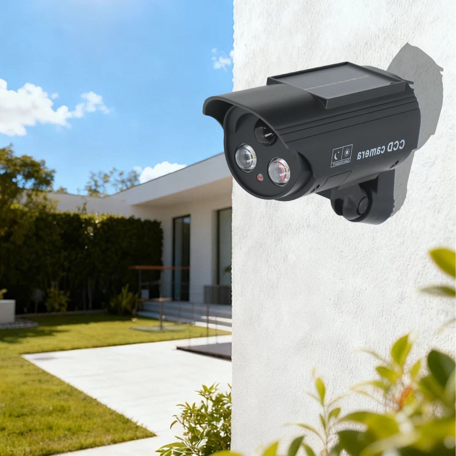 Fake Camera Dummy - Solar Powered Motion Sensor Outdoor Light