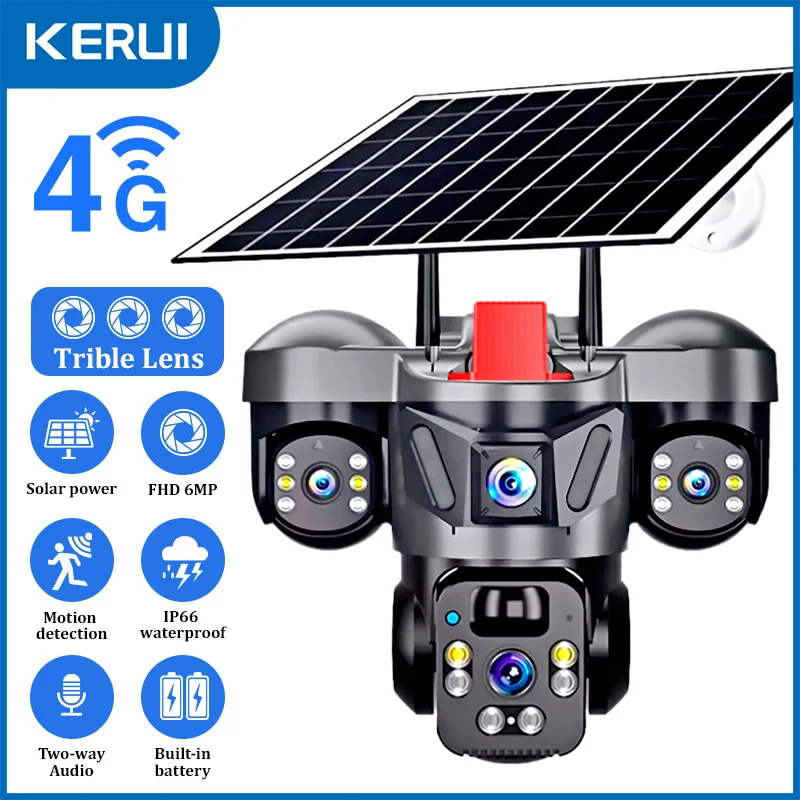 Home Security Diy - KERUI V380 Pro Outdoor PTZ 6MP