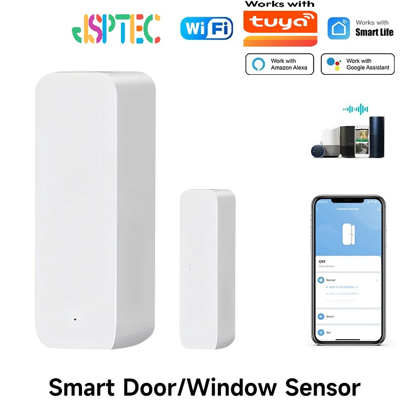 Home Security Equipment - Tuya WiFi Smart Door Sensor Door