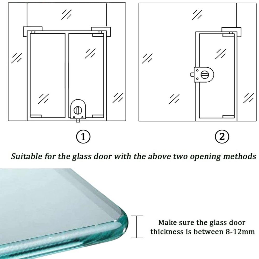 Bathroom Office Anti-Theft Hom - Home Security Door Lock review and price