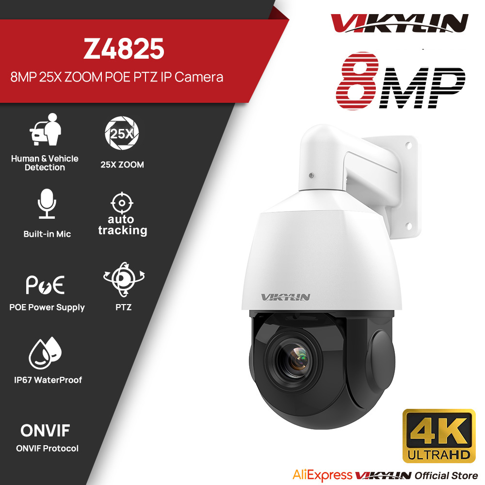 Vikylin 4K 8MP PTZ 25X Zoom 10 - Home Security Service review and price