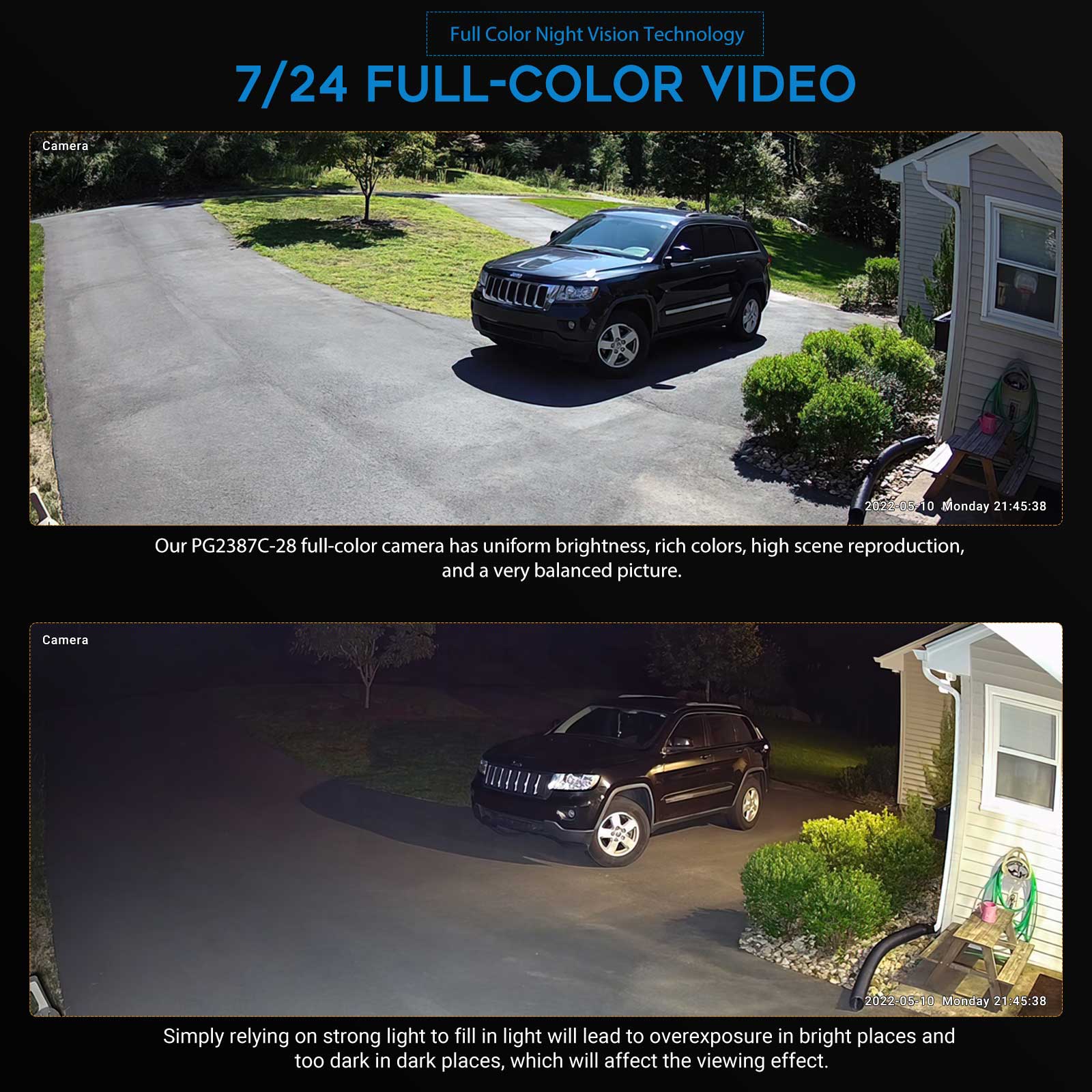 VIKYLIN 5MP Full Color Night V - Home Security Lights Outdoors review and price