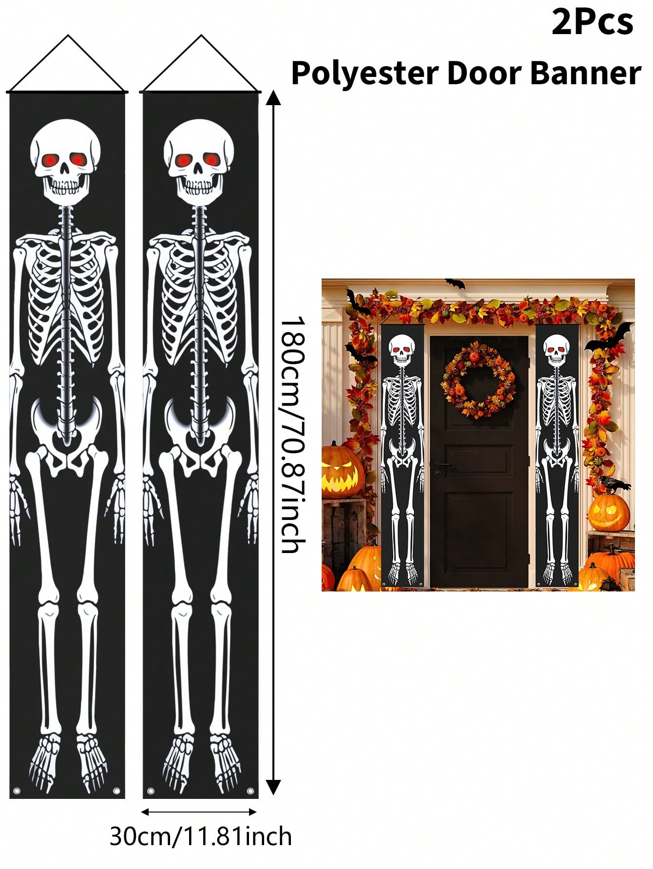 2Pcs Halloween Scary Red Eye S - Home Security Yard Sign review and price