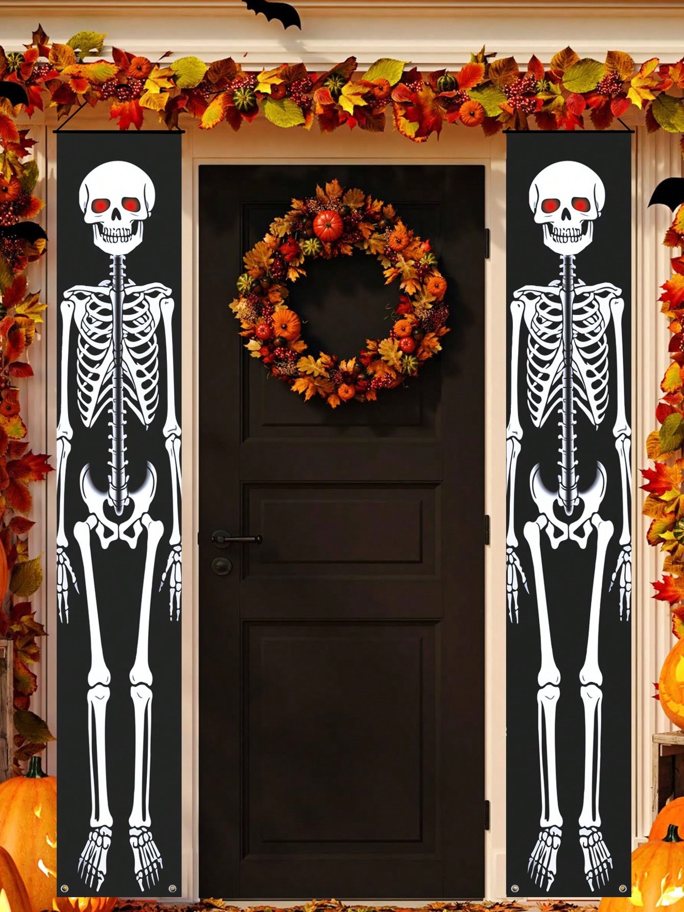 2Pcs Halloween Scary Red Eye S - Home Security Yard Sign review and price