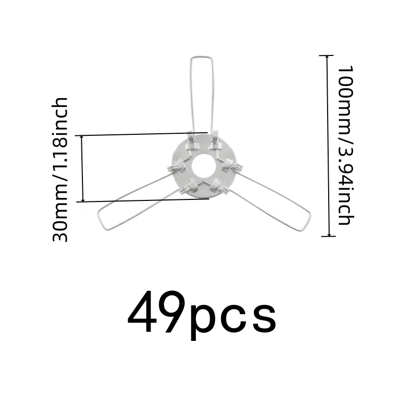 49 pcs 100mm Metal Lamp Fixing - Home Security Firms review and price