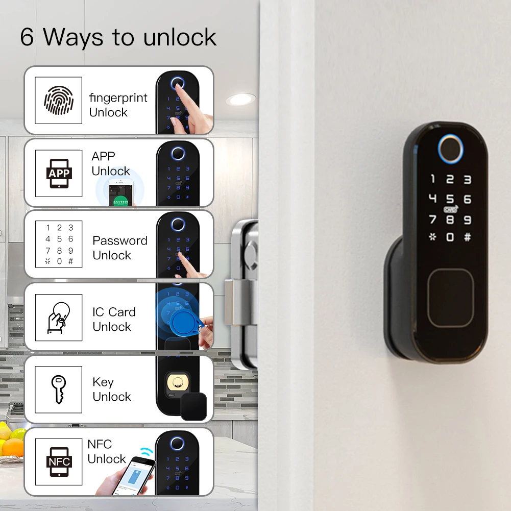 MOES WiFi Tuya Smart Lock Door - Home Security Door Lock review and price