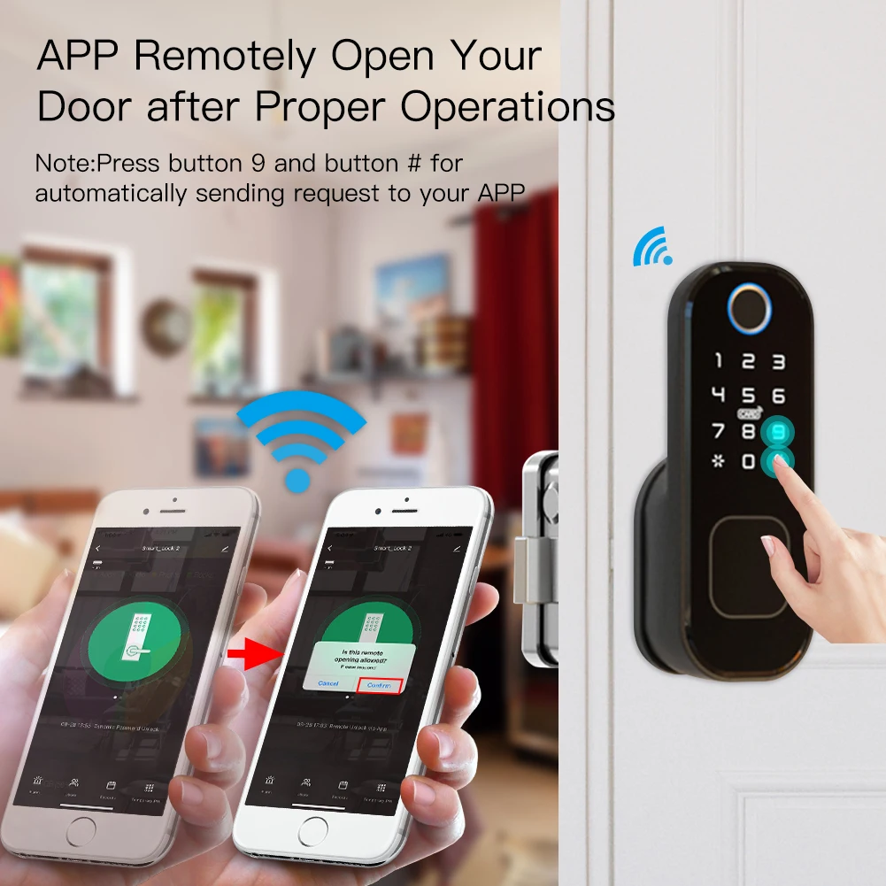 MOES WiFi Tuya Smart Lock Door - Home Security Door Lock review and price