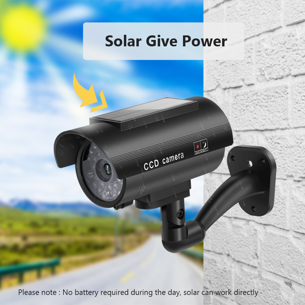 Solar Panel Dummy Surveillance - Home Security Lights Outdoors review and price
