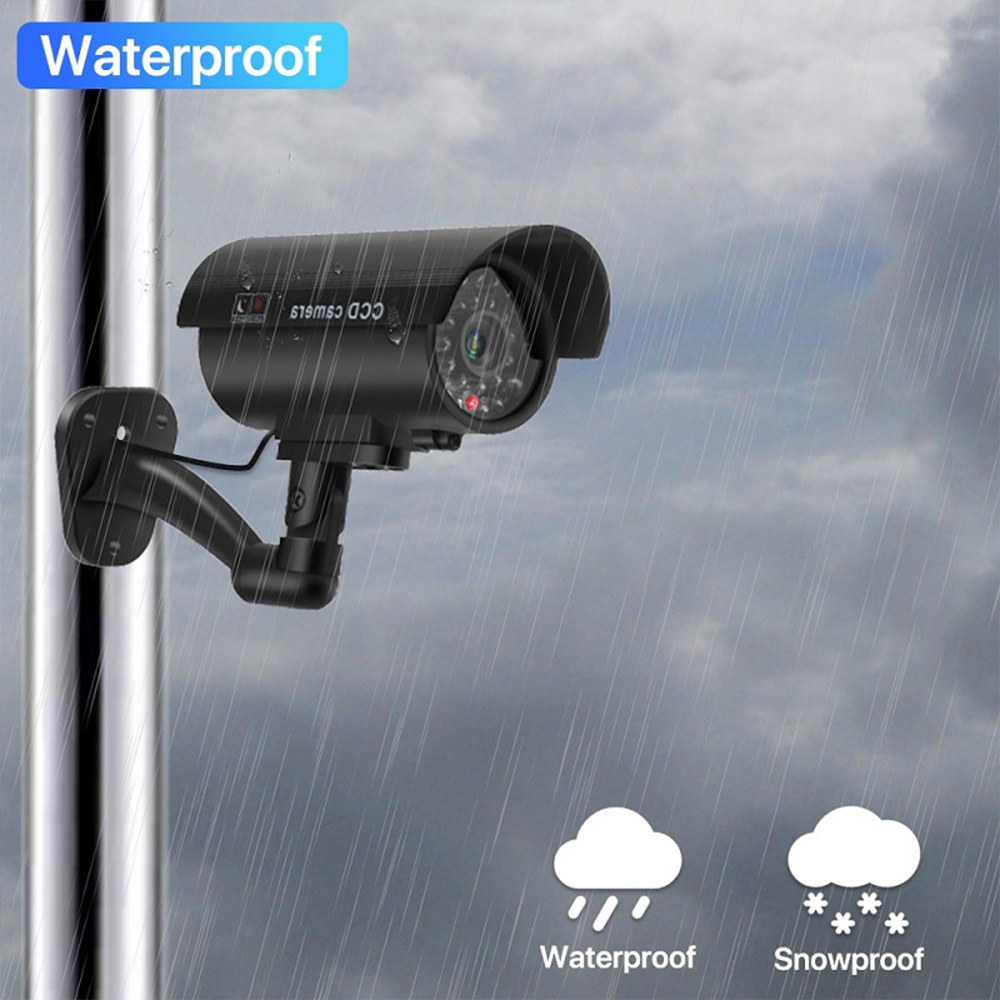 Solar Panel Dummy Surveillance - Home Security Lights Outdoors review and price