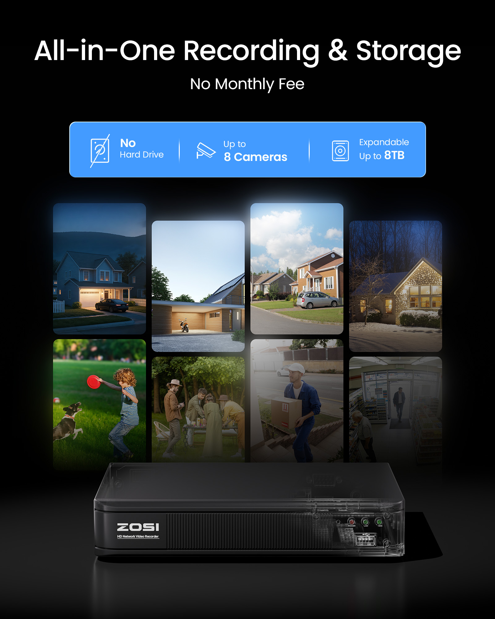 ZOSI 3K Lite Wired CCTV Securi - Home Security Gadgets review and price