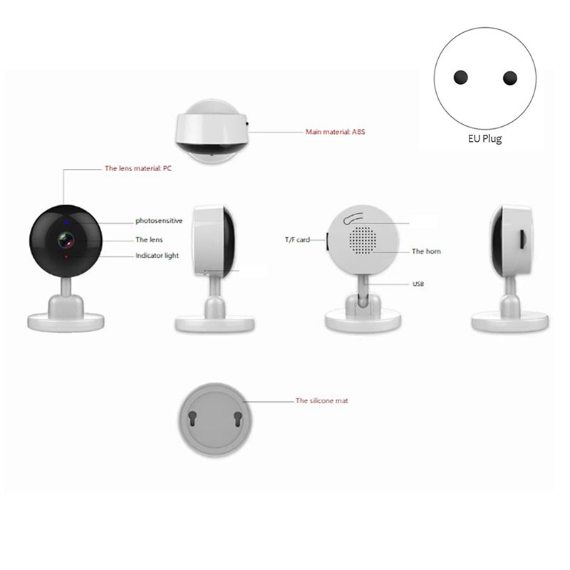 Essential Indoor Wifi Tuya Cam - Home Security Monitor review and price
