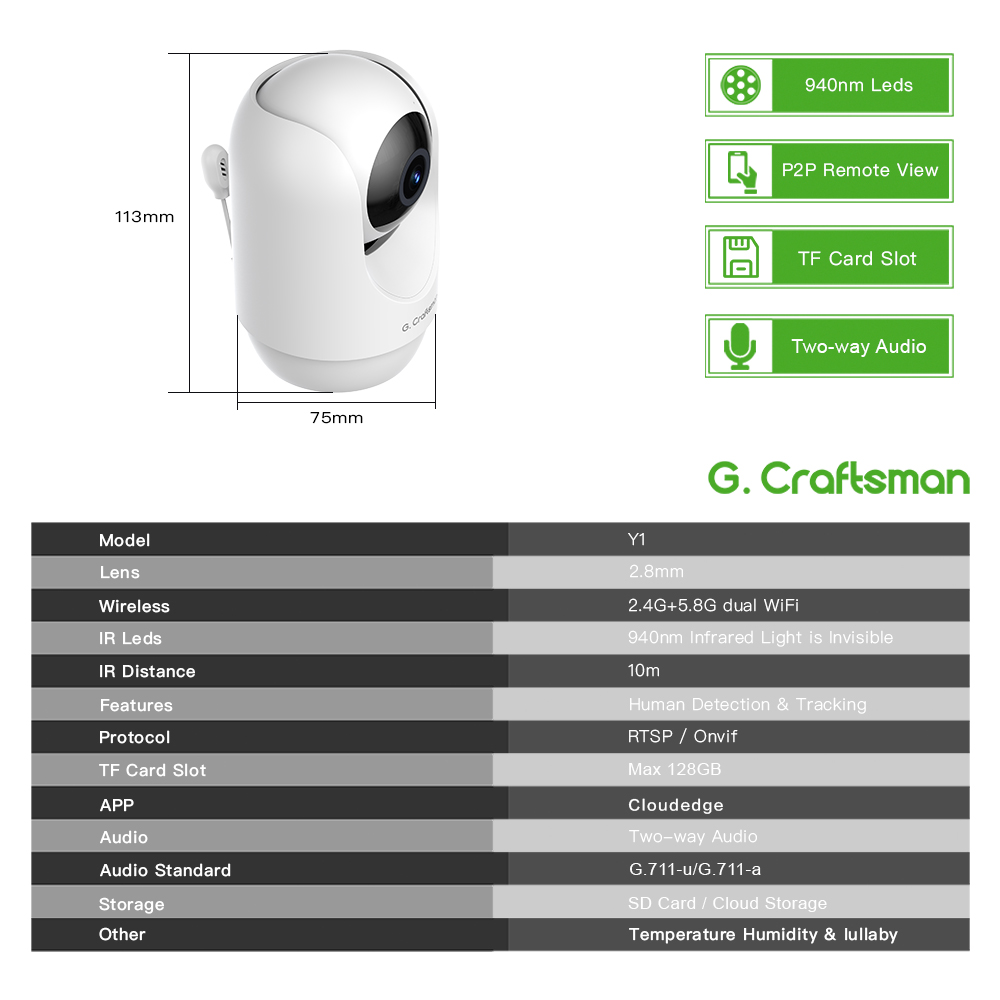 C G,Craftsman Y1 Baby Monitor, - Home Security Monitor review and price