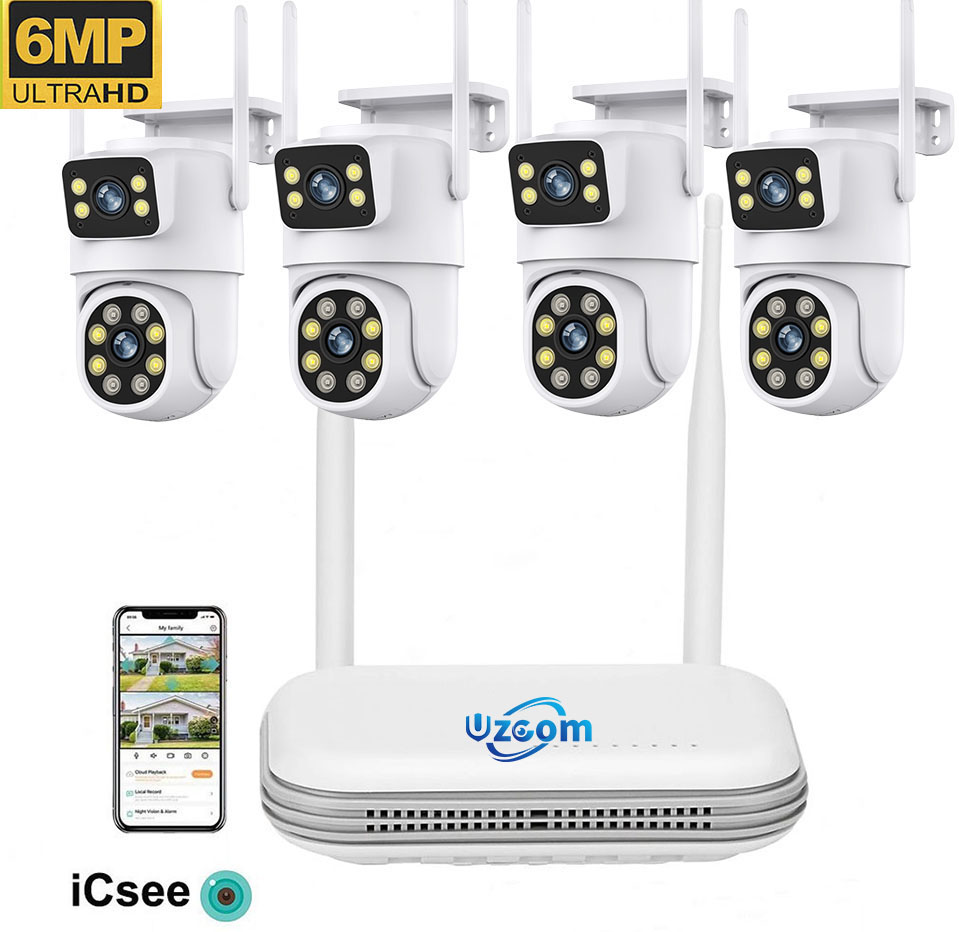 8CH 6MP Outdoor IP Camera Wifi - Home Security Video Systems review and price