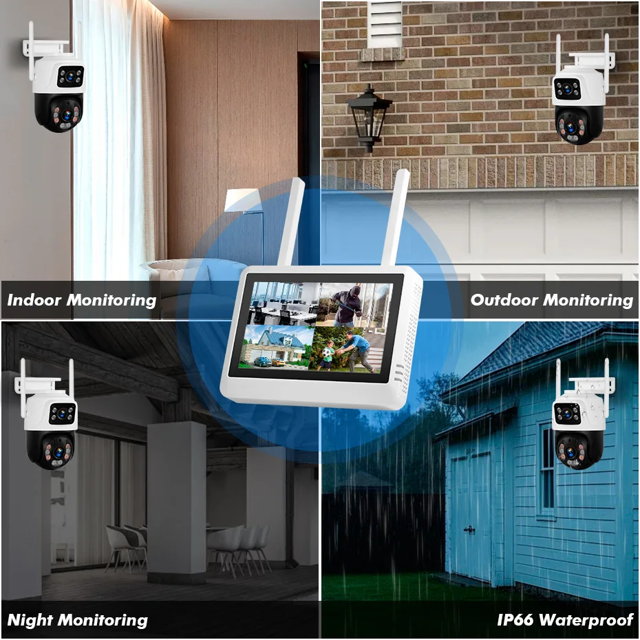 FUERS 8CH Wireless NVR Securit - Home Security Video Systems review and price