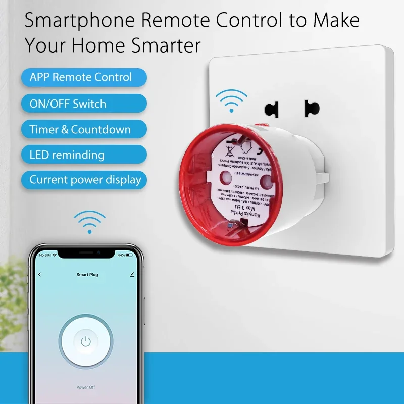 Tuya WiFi Smart Plug Socket EU - Home Security Alexa review and price