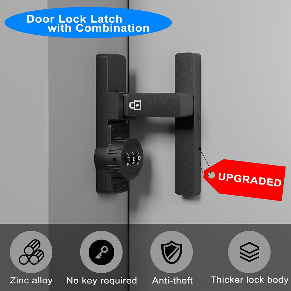 Security Barn Door Lock 3-Digi - Home Security Door Lock review and price