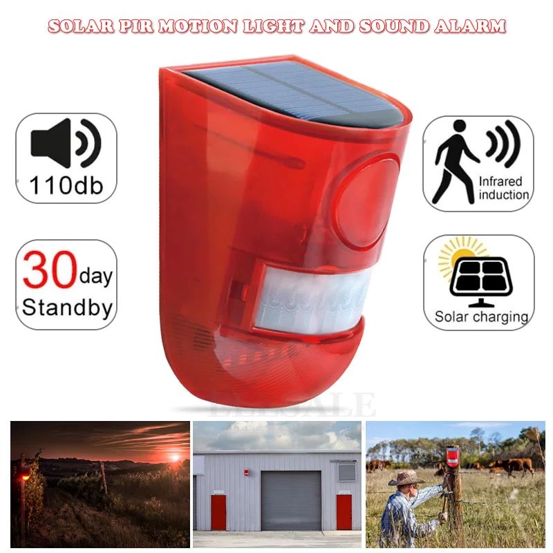 Waterproof Solar Powered Alarm - Home Security Equipment review and price