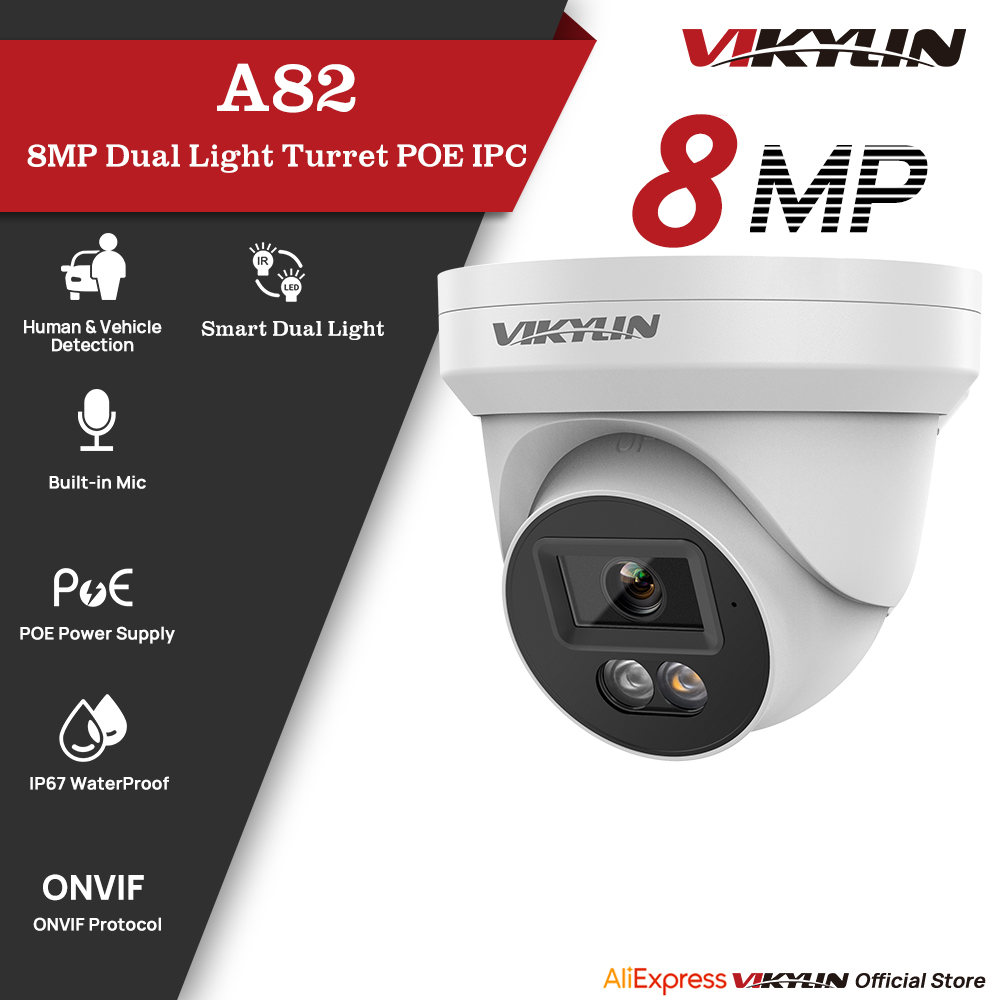 VIKYLIN 8MP IP Security Camera - Home Security Service review and price