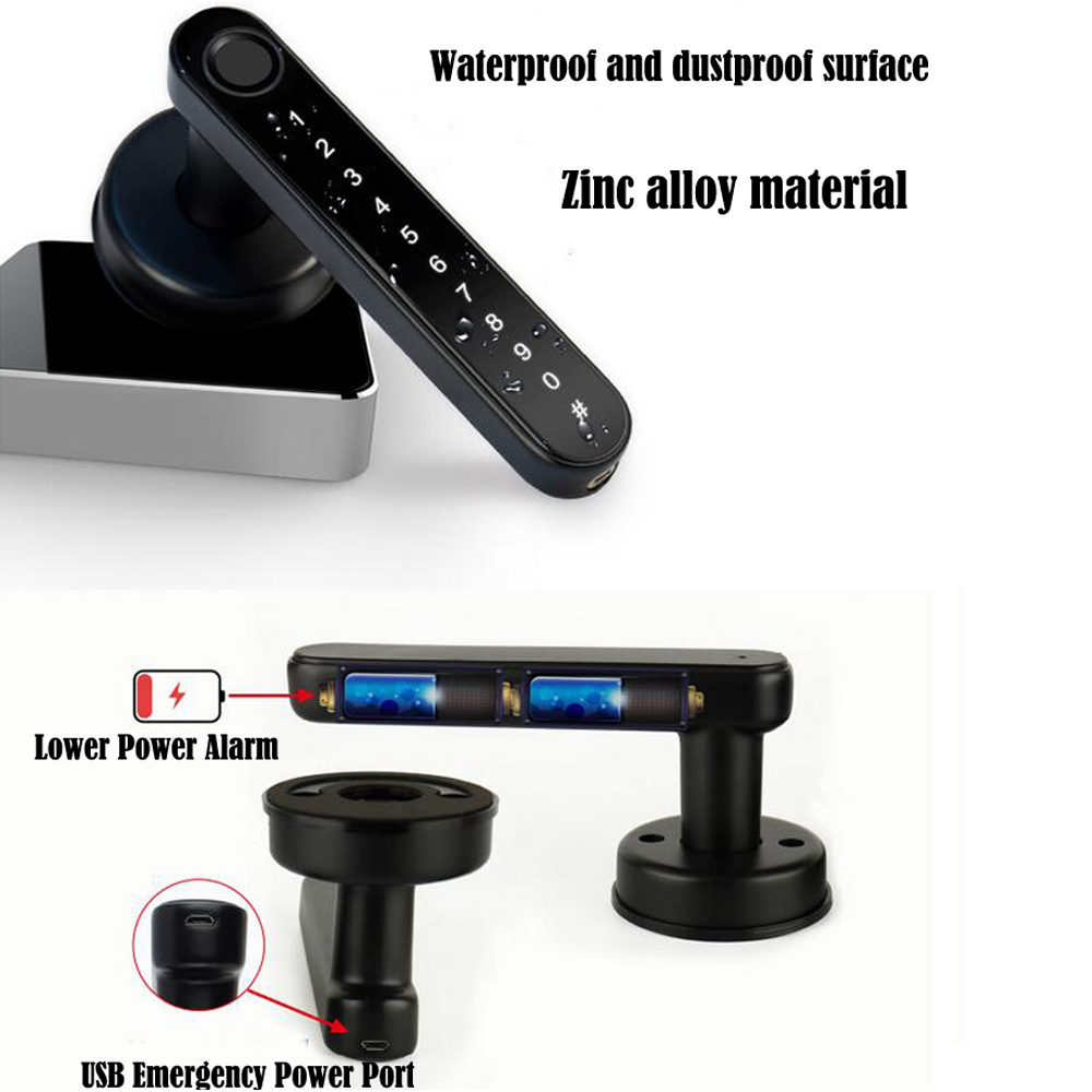 TTLock Smart Bluetooth Fingerp - Home Security Door Lock review and price