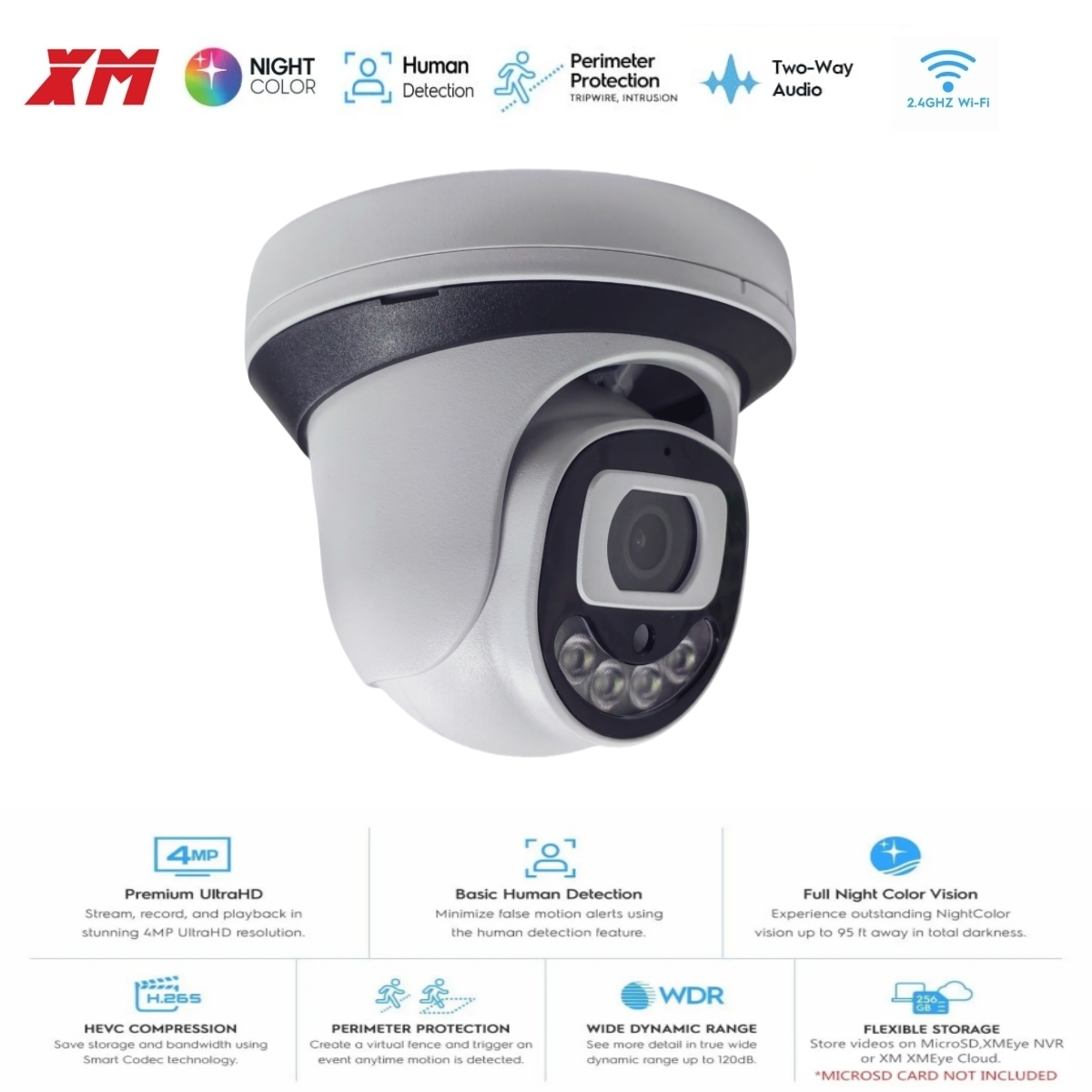 4MP WiFi Security Camera Indoo - Home Security Video Systems review and price