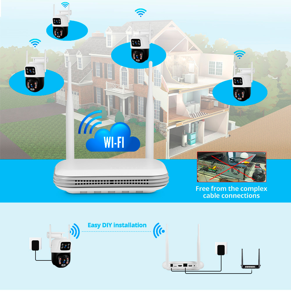 KERUI Waterproof 6MP HD Wirele - Home Security Video Systems review and price