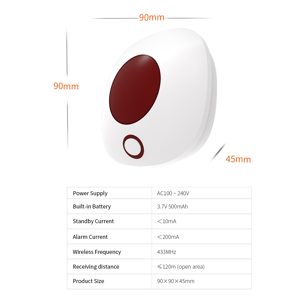 Staniot Indoor Wireless Siren  - Home Security Equipment review and price
