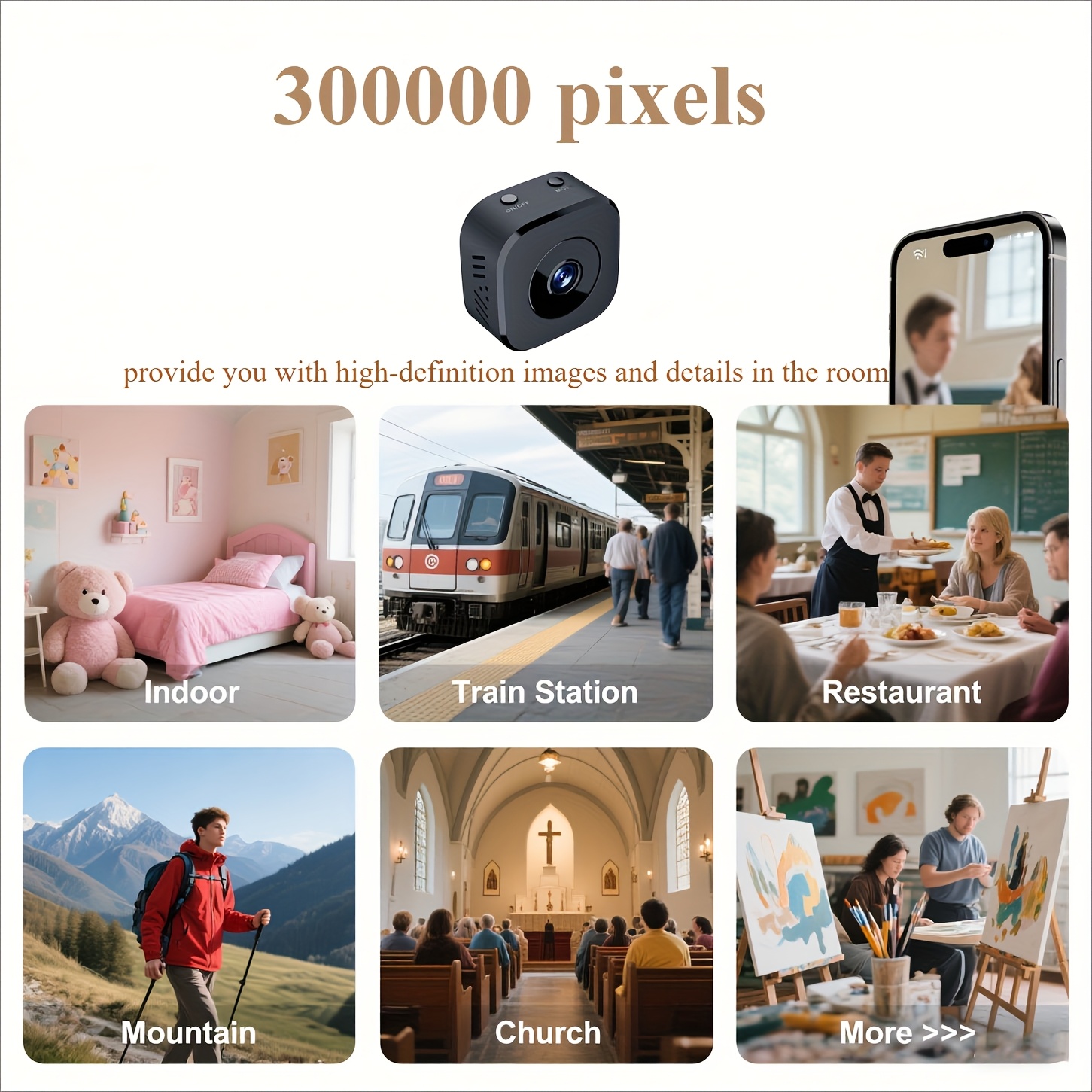 1080P HD Mini WiFi Camera Indo - Home Security Monitor review and price