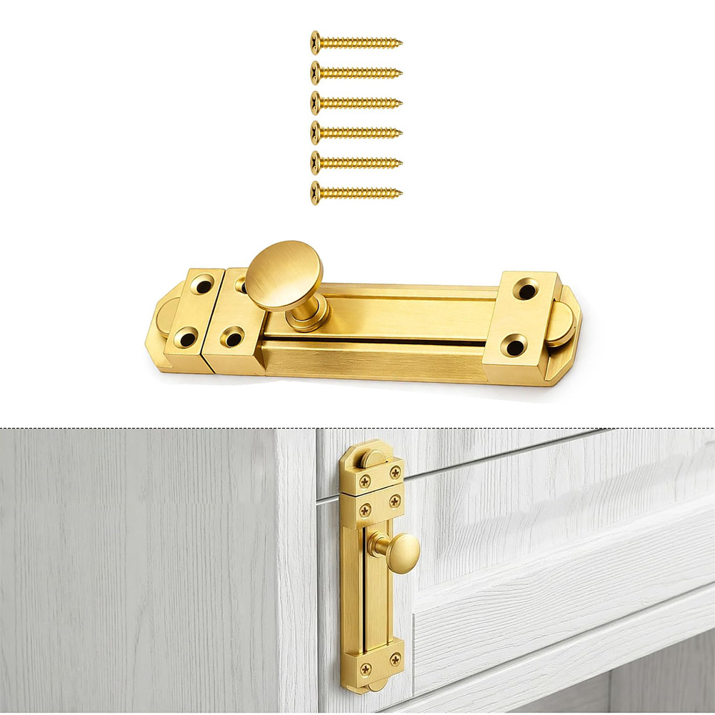 5 Inch Solid Brass Sliding Doo - Home Security Door Lock review and price