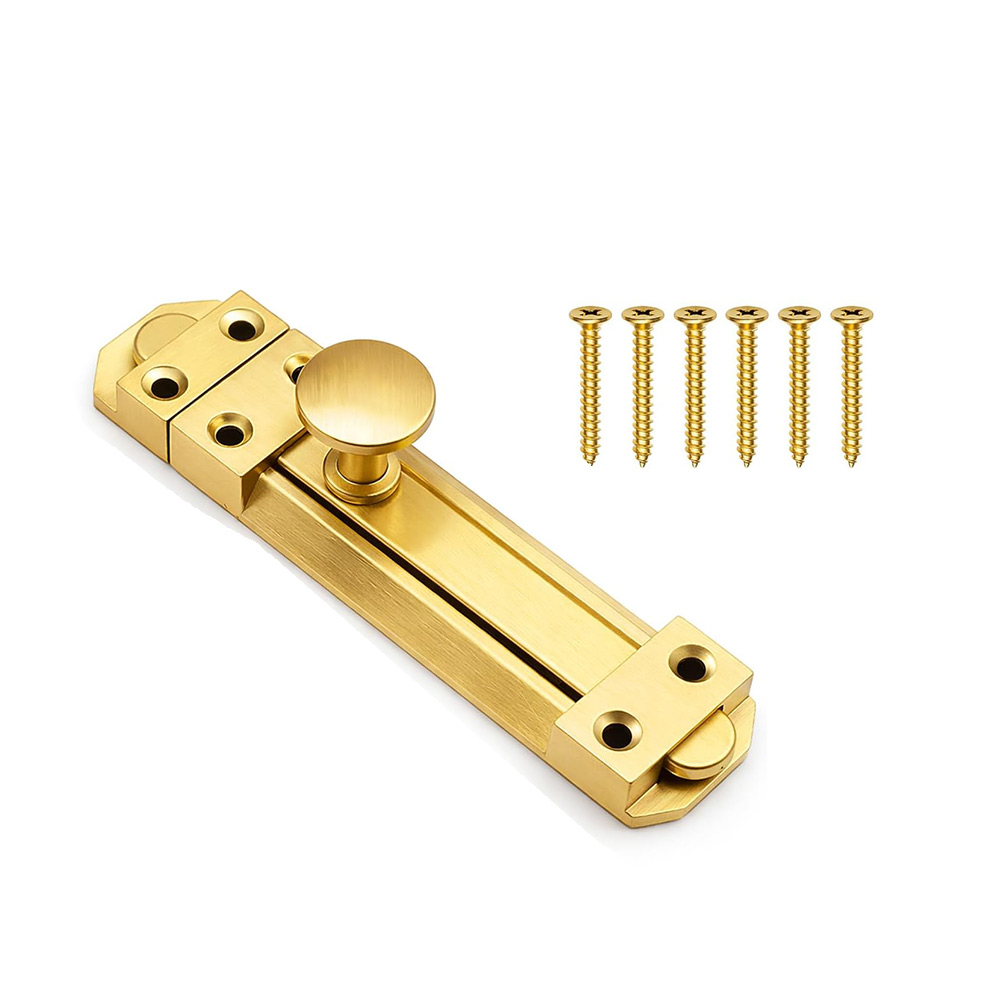 5 Inch Solid Brass Sliding Doo - Home Security Door Lock review and price