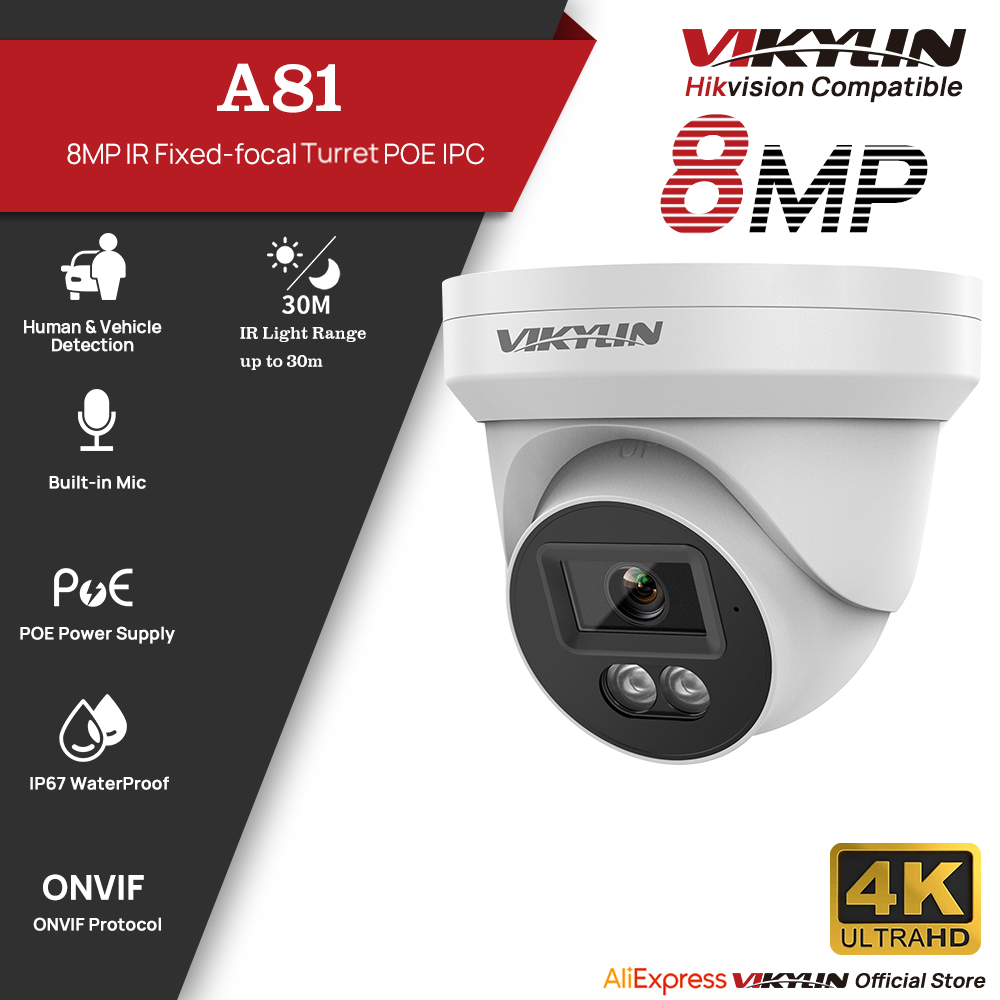 VIKYLIN 8MP HD IP Security Cam - Home Security Service review and price