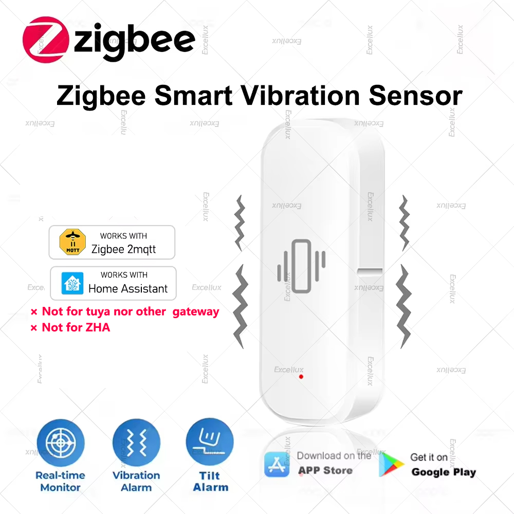 Zigbee Smart Vibration Sensor  - Home Security Monitor review and price
