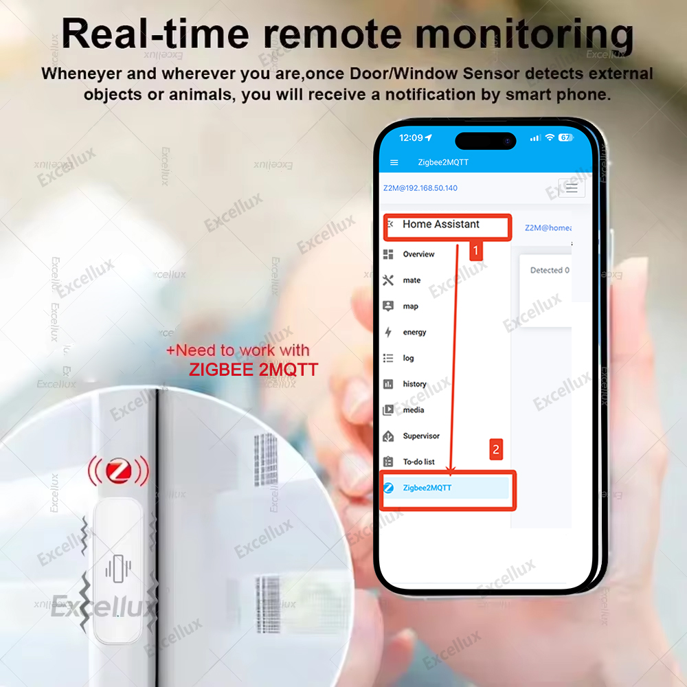 Zigbee Smart Vibration Sensor  - Home Security Monitor review and price