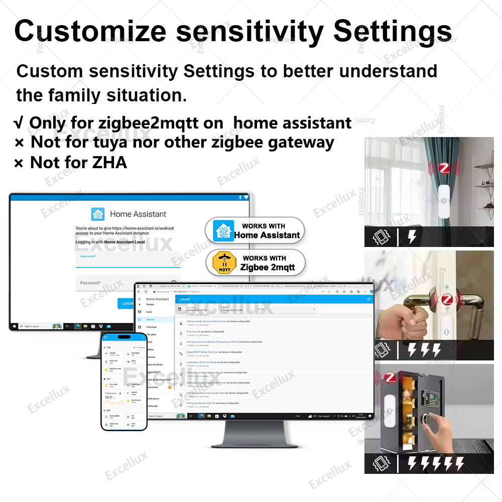 Zigbee Smart Vibration Sensor  - Home Security Monitor review and price