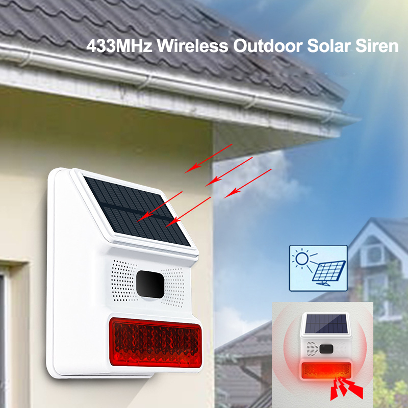 TAIBOAN 433MHZ Wireless Solar  - Home Security Lights Outdoors review and price