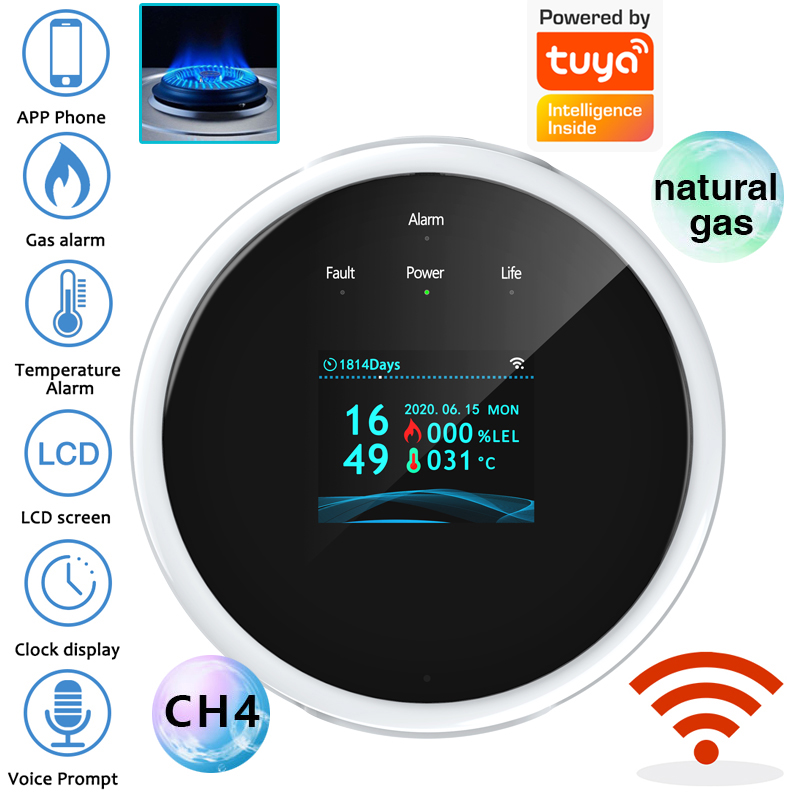 2.4G WiFi Gas Alarm Sensor Com - Home Security Equipment review and price