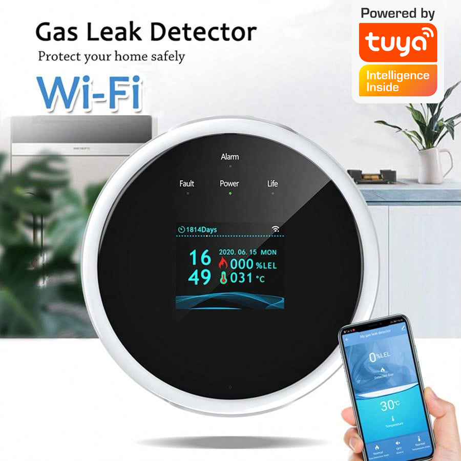 2.4G WiFi Gas Alarm Sensor Com - Home Security Equipment review and price