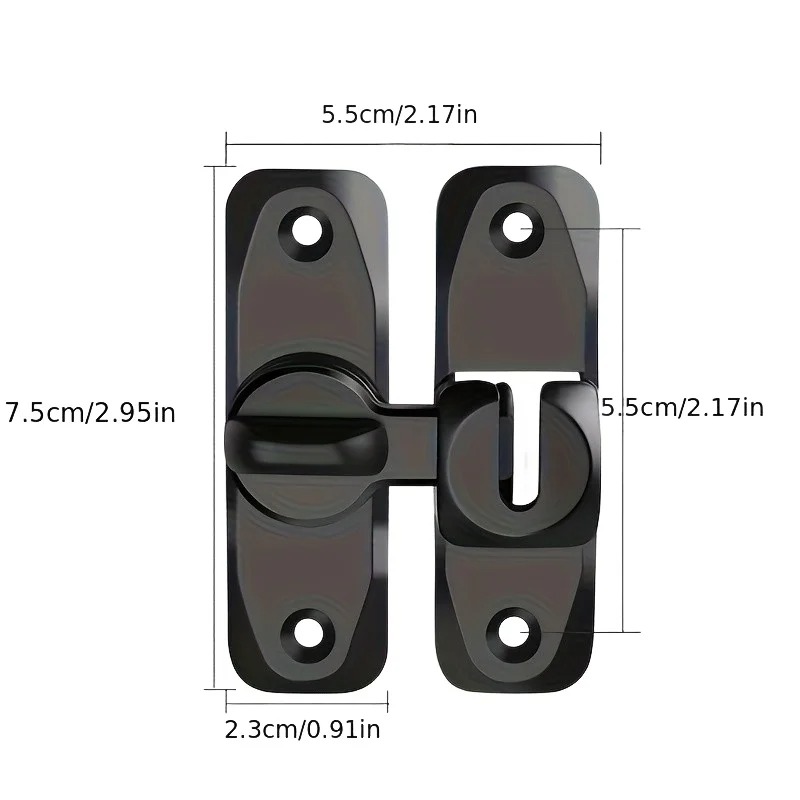 90/180 Degree Flip Door Lock A - Home Security Firms review and price