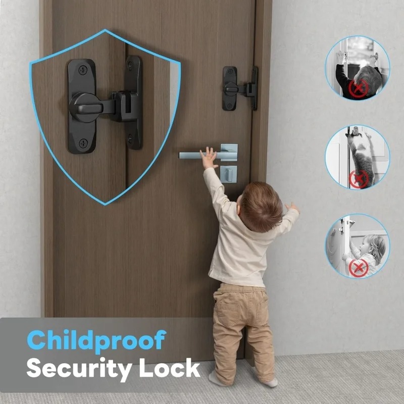 90/180 Degree Flip Door Lock A - Home Security Firms review and price
