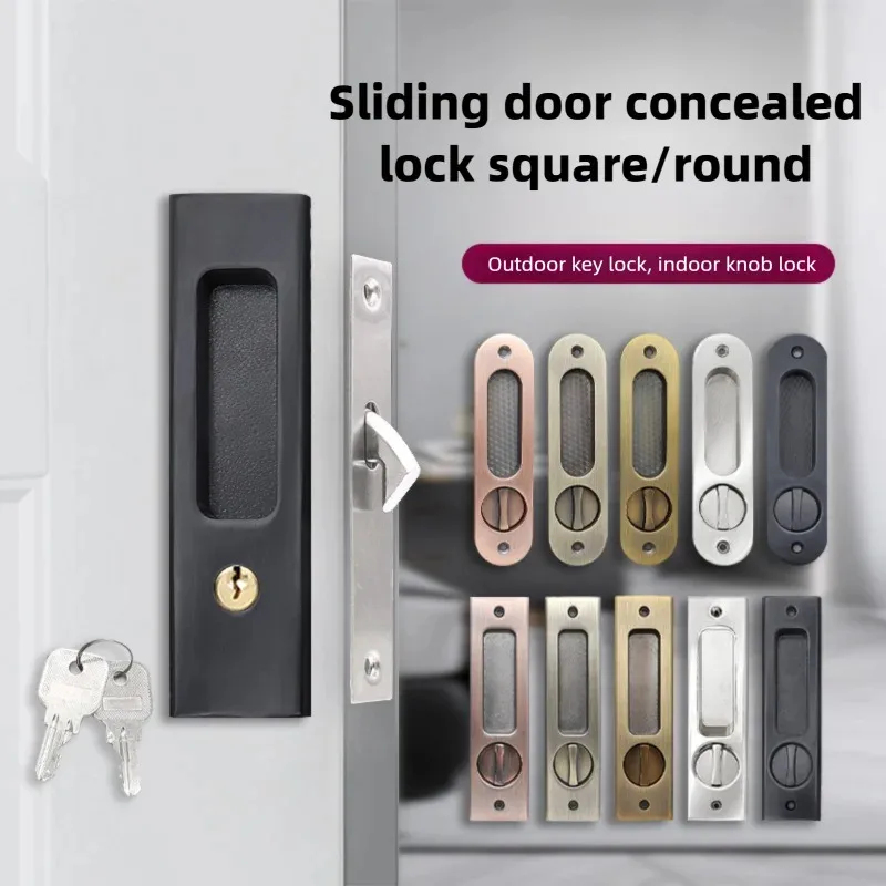 Heavy-Duty Black Sliding Door  - Home Security Door Lock review and price