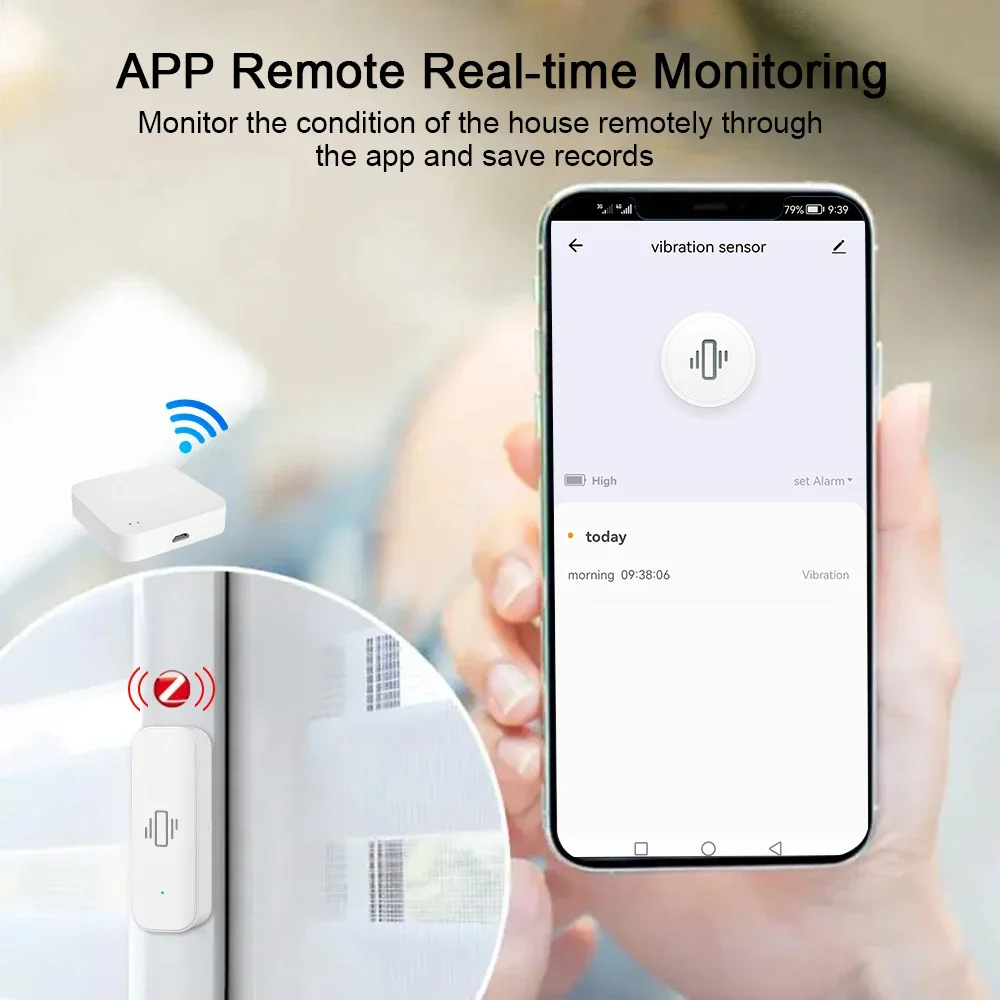 Tuya WiFi/Zigbee Smart Vibrati - Home Security Monitor review and price