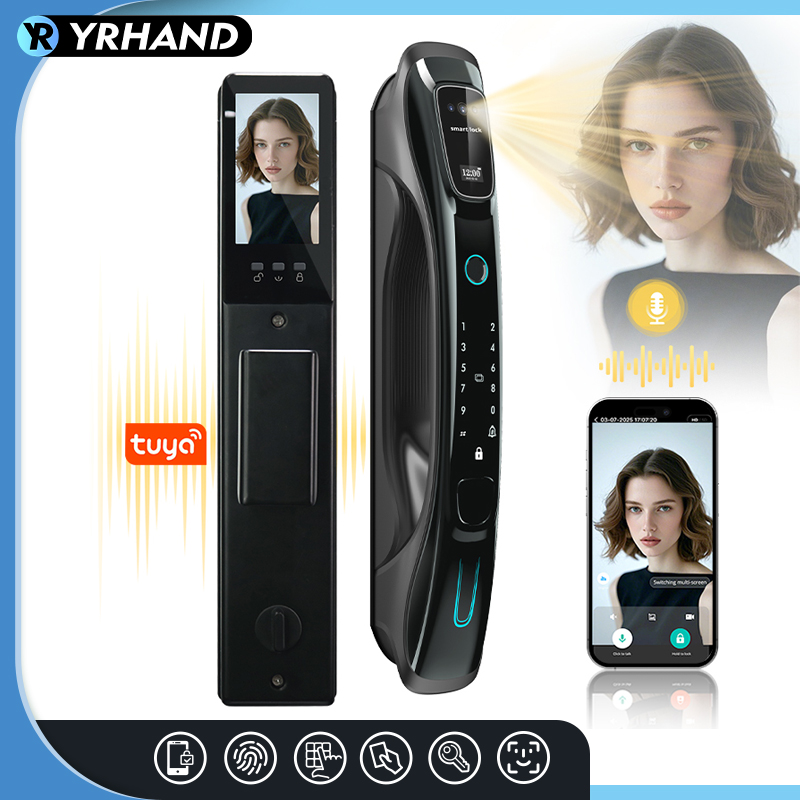 Smart Lock 3D Face Recognition - Home Security Door Lock review and price